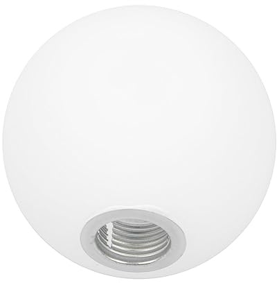 OSALADI Glas Lampenschirm Mattiert 10cm Hängelampe Edelstahl G9 Lampenzubehör Dekorative Beleuchtung Für Wohnzimmer