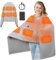 Moteoza Kabellos USB Heizdecke mit Akku Outdoor Camping Schnurlose Wearable Elektrische Heizdecke, 3 Heizstufen Wärmekissen für Rücken, Nacken Schulter, Flanell waschbar (Grau A)