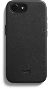 Bellroy Phone Case für iPhone 16e (Handyhülle aus Leder)-Black