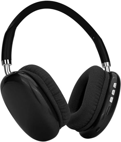AUDALA Cuffie Wireless Bluetooth Over Ear Senza Fili Grandi con Microfono Musica Stereo HiFi per Gaming Sport Palestra TV PC Telefono 28 Ore di Riproduzione (Nero)