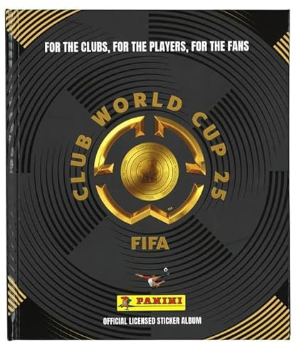 Panini FIFA Club World Cup 2025 – Offizielles Stickeralbum im Hardcover (72 Seiten) – Premium-Sammelalbum zur Klub-WM 2025 + Heartforcards® Versandschutz