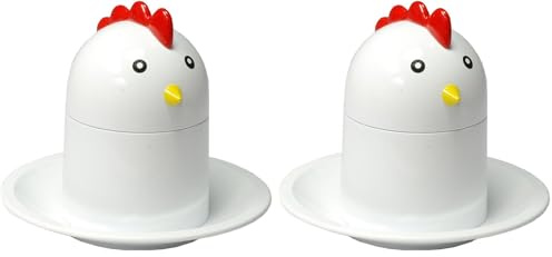 GSD 01050 Coquetier et Son Coupe Coquille (Lot de 2)