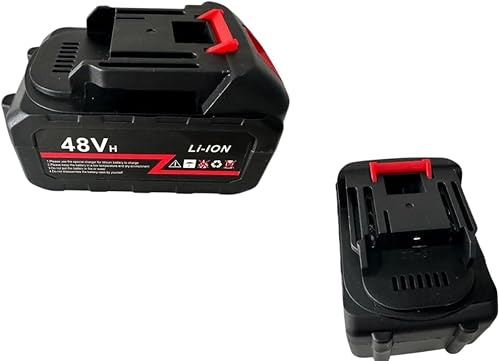 Vazy24, Batteria 2x 48V Li-Ion Compatibile con Utensili a Batteria (FFF) – Batteria di Ricambio per Avvitatore, Smerigliatrice, Tassellatore, Svita Bulloni – Alta Autonomia, Innesto Rapido