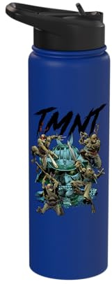Official Teenage Mutant Ninja Turtles THE Turtle and Kabuto Stainless Steel Insulated Water Bottle