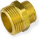 Stabilo-Sanitaer Messingfitting Reduziernippel 1 1/4 x 2 Zoll Reduzierung Messing Fitting Gewindefitting Rohrfitting