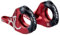 Funn RSX Mountainbike Direktmontage Vorbau mit 31,8 mm Lenkerklemmung, 2-teiliges leichtes Split-Design für Dual Crown Gabeln, verstellbare Verlängerung von 45-50 mm mit 30 mm Anstieg (Rot)