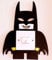 London Golden Swan 3D Superheroes Light Switch Wall Stickers, Batman, Marvel Avengers, Iron Man, Captain of America, Hulk, Thor, Felt Material, Children Bedroom(LEGO Batman (Width: 19.5cm))