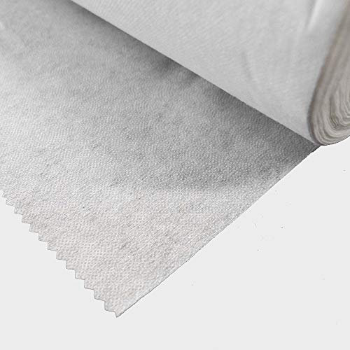 Weicher Griff, mittel, weiß, schmelzbares Bügelvlies, 2 Meter x 90 cm breit (Vliesstoff)