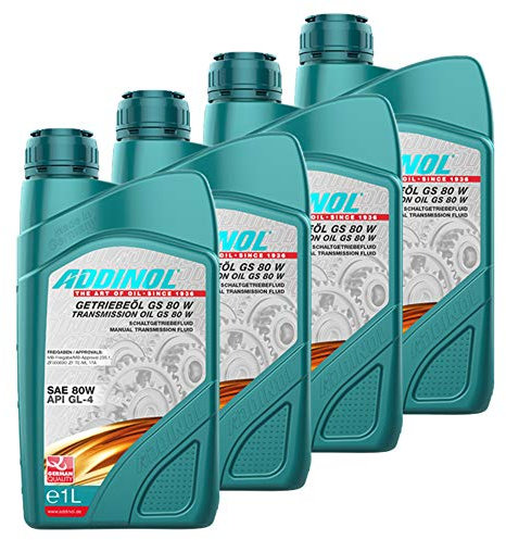 Addinol 4X Getriebeöl Gear Transmission Oil Fluid Lubricant SAE 80W Gs 80 W 1L 74200107