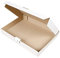 25 Maxibriefkartons 350 x 250 x 50 mm weiß, CARTONARA Maxibrief DIN A4 geeignet für DHL Warensendung und Büchersendung, Versandkarton mit Deckel