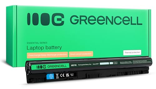 Green Cell Laptop Battery Dell M5Y1K WKRJ2 K185W for Dell Inspiron 15 5555 5558 5559 17 5755 5758 5759 15 5551 5552 3551 3552 3555 3558 3558 3555 67 67 13451 3452 Vostro 15 3558 3559 3568 Latitude 3470 3570
