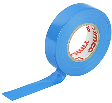 TIMco ITBLUE - Cinta aislante de PVC, 25 m x 18 mm, color azul