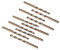 Anawakia 10 Stück M35 HSS Cobalt Bohrer HSS-Co Bohrer Set Spiralbohrer Bohrer Stahlbohrer Metallbohrer Ø (6.2mm)