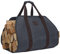 WILLOW WEAVE Canvas Log Carrier Log Holder Firewood Carrier Log Tote with Handle Pad for Easy Carrier, Grey