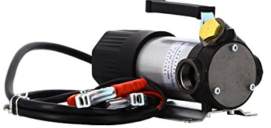 POMPE FUEL 12V 50L/M SEULE CABLE AVEC PINCE BATTERIES 2M RENSON