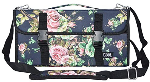 YOUNGCOL Marker-Etui mit 120 Fächern, für Primascolor-Marker und Copic-Skizzenmarker, Lippenstift-Organizer (Blume)