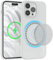 EAZY CASE - Silikonhülle für iPhone 14 Pro Max Hülle mit MagSafe Silikon Case Weiß weich stoßfeste Handyhülle iPhone 14 Pro Max Schutzhülle mit Kameraschutz Dünn Schutz Cover TPU Phone Bumper in Weiß
