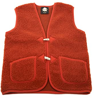 Wollweste Colorado Terra Unisex Weste Merinowolle kuschelig weich & warm