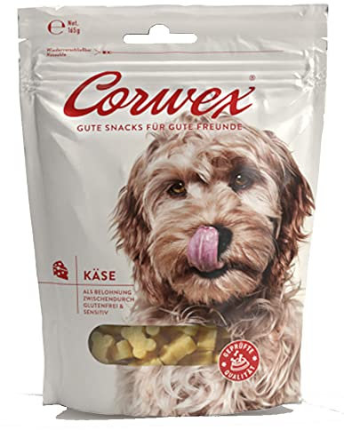 Corwex Hundesnack Soft-Treats (165g Käse) Tranigssnacks | herzhaft softe Hundeleckerli für Training oder als Snack | Für Alle Rassengrößen | glutenfrei & mit hohem Fleischanteil