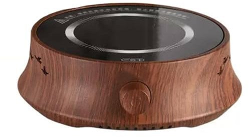 RIDAEX Electric Ceramic Stove Home Small Coffee And Tea Stove Mini Tea Maker Flower Teapot, Silent Cooling Fan,C