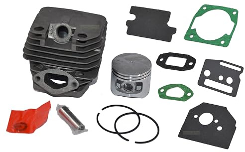 45 mm Kolben, Zylinder & Dichtungen kompatibel mit 45 52 58 ccm 2-Takt Kettensäge Motorsäge