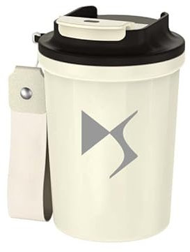 Bouteille d'eau pour Voiture avec Autocollant, pour DS 9 7 4 3 EV 9 Mug de Voyage personnalisé en Voiture avec intérieur en Acier Inoxydable