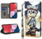 GLANDOTU Lederhülle für Samsung Galaxy A55 5G Hülle, Flip Wallet klappbar Handyhülle Multi-Muster Leder Tasche Case Schutzhülle für Samsung A55 5G Hülle - Kluge Katze