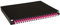 Connetto - Glasfaserplatte 19 mit 24 Adaptern LC Duplex OM4 Tiefe 250 mm Farbe schwarz