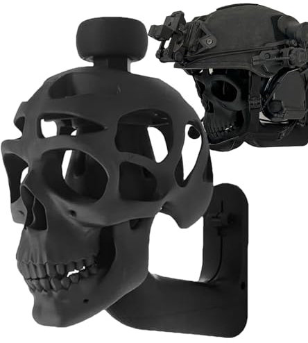 Motorcycle Skull Helmet Holder Wand Montierter Motorrad-Schädel Helmhalter,motorradhelm Für Mäntel Kappen Baseballs Rugby Helm