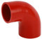 A ABSOPRO 1 Pièce Tuyau De Silicone Rouge Universel Pour refroidissements De Voiture 90 Degrés Id 60mm/2.36-70mm/2.76 Longueur 90mm/3.54