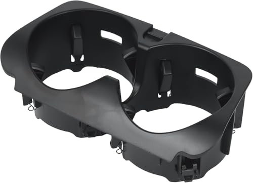 Merautop SJ A2056800691 Mittelkonsolen Getränkehalter, Mittelkonsole Becherhalter Ersatz für C-Klasse W205 E-Klasse W213 V-Klasse W447 GLC-Klasse W253 Getränkehalter Schwarz