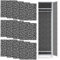 Gilprop Magnetische Spind-Tapete, 30,5 x 30,5 cm, schwarzer Marmor, magnetischer Wandaufkleber für Mittelschule, Universität, Spind, Dekorationen, wasserdicht und wiederverwendbar, einfache