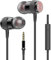 Earphones, In-Ear Headphones with Strong Bass, Noise Isolating Headphones, Wired Earphones with Microphone and Volume Control, for Samsung, Android, iPad, Mp3, Smartphones and 3.5mm Devices