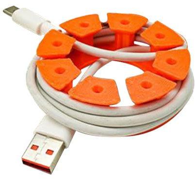 Gestión de Cables,Recogedor para Auriculares y Cables de Carga | Organizador Portátil de Alambres para Hogar, Oficina, Dormitorio y Cocina