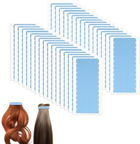 pclapora 360 Piezas Cinta Adhesiva para el Cabello, Cintas Adhesivas de Extensión de Cabello, Cinta Adhesiva de Extensión de Pelo, Ultrarresistente Reemplazo Tape Adhesivas para Extensiones de Pelo