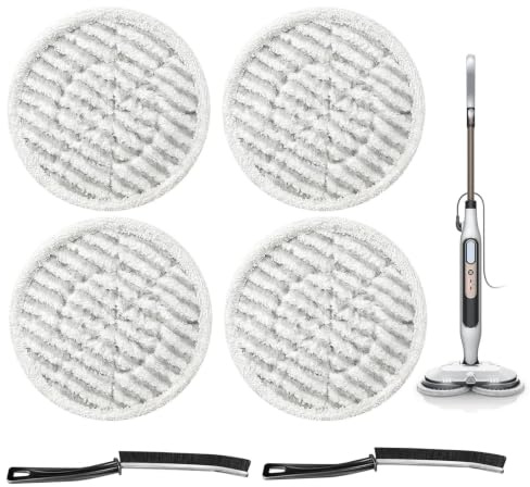 6Pcs Steam Mop Pads, for Shark S7000/S8000 Hard Floor Cleaning Attachments | Vacuum cleaner replacement parts, scrub accessories, cordless spray mate pick tools, for hard floor cleaning