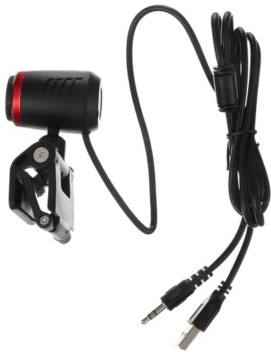 Zerodeko Webcam Professionale USB Microfono Digitale Esterno 16 Megapixel Telecamera per Streaming Live Girevole a 360° Compatibile PC e Laptop per Videochiamate e Conferenze