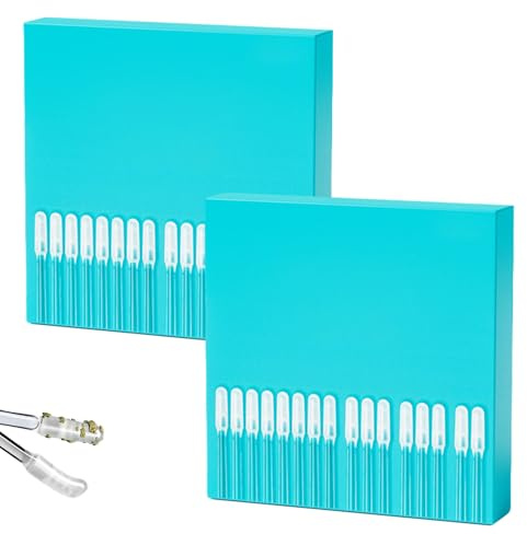 48 Nettoyeur d'Oreille Adhésif Doux Et Confortables, N'irritent Pas Les Oreilles, Réutilisables Cure-Oreille Collant Fois, Conviennent aux Adultes Et Aux Enfants