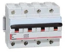 Disjoncteur 40A 4P courbe C 50kA LEXIC DX-L25000 LEGRAND 007148