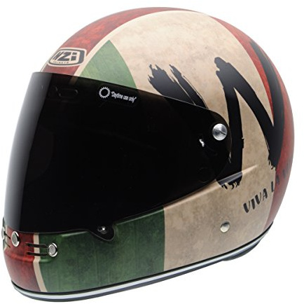NZI Street Track2 Grafik Volles Gesicht Motorradhelm, Matt Viva, Größe M