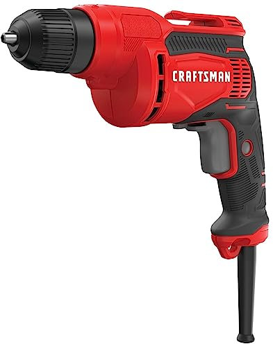 CRAFTSMAN Taladro/destornillador, 3/8 pulgadas, 7 amperios, con cable (CMED731)