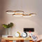Moderne LED Pendelleuchte Dimmbar Hängeleuchte Esstischlampe Pendellampe Höhenverstellbar Hängelampe Kronleuchter für Wohnzimmer Esszimmer Büro Schlafzimmer Decken Lampe 92 * 55cm 63W Five rings