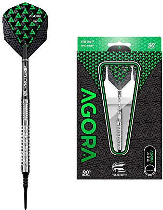 Target Darts Agora A32 21G 90% Wolfram Softdarts-Set Dartpfeile, Silber
