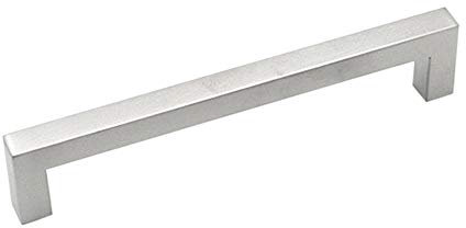 BOZONLI Silver Stainless Steel Cupboard Handle, Kitchen Door Handles Cabinet Drawer Knobs and Pulls, 160mm, 2 Pack