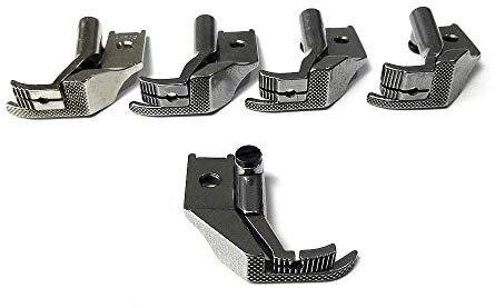 5 Sets linker und rechter Reißverschluss für Pfaff 145, 146, 335, 540, 545, 1240, 1245