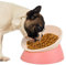 Petdoer Bulldog Futternapf für Hunde, abgeschrägt, geneigt, erhöht, rutschfest, kein Verschütten, für Hunde, Frenchie, Mops, Katze, Welpen, Shih Tzu (Pink)