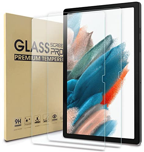 WD&CD 2 Pack Screen Protector Compatible with Samsung Galaxy Tab A8 10.5 2021, Tempered Glass Film Replacement for Galaxy Tab A8 10.5 2021【Anti Scratch 】【Anti Bubble】【High Definition】