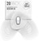 NOT JUST A PATCH CGM Sensor Patches for Dexcom G6 (20 Pack) - Durable Protection for 10-14 Days - Clear Transparent Pre-Cut Dexcom G6 Adhesive Patches