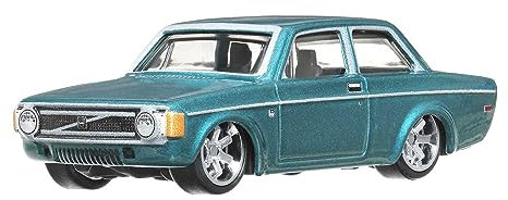 Hot Wheels Volvo 142, Car Culture Circuit Legends-Fahrzeuge, Premium-Kollektion von Car Culture im Maßstab 1:64, Autospielzeug für Kinder ab 3 Jahren und Erwachsene Fans und Sammler