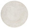 Wecon Home Kuschelig weicher Esprit Hochflor Teppich, bestens geeignet fürs Wohnzimmer, Schlafzimmer, Kinderzimmer und Flur Yogi (120 cm rund, Creme beige)